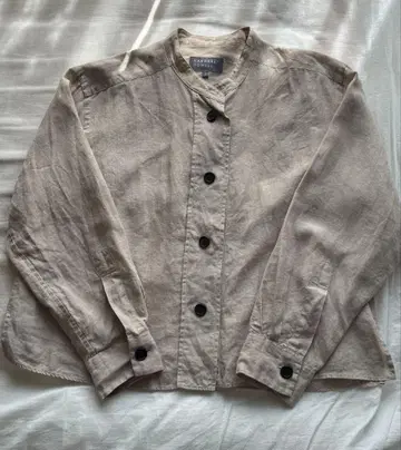 MARGARET HOWELL 베이지 린넨 셔츠