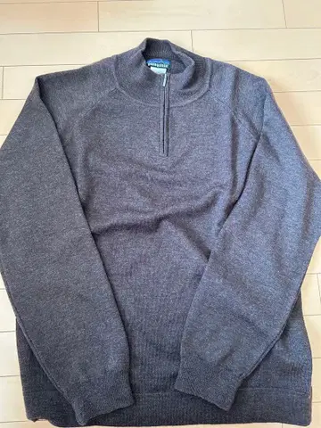 Patagonia 파타고니아 울 니트 하프 지퍼 스웨터 L 울