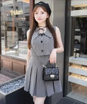 LIPSERVICE 레이어드 라이크 민소매 원피스 M