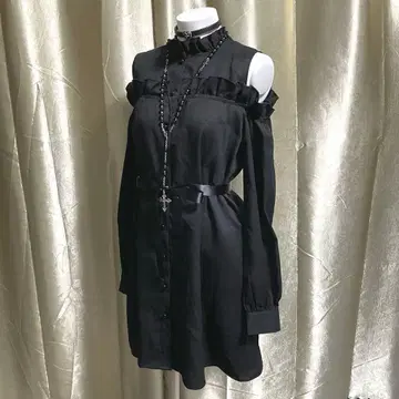 MARS 원피스 튜닉 고스로리 다크 페어리 그런지