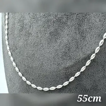 빈티지 실버 925 심플 체인 목걸이 55cm