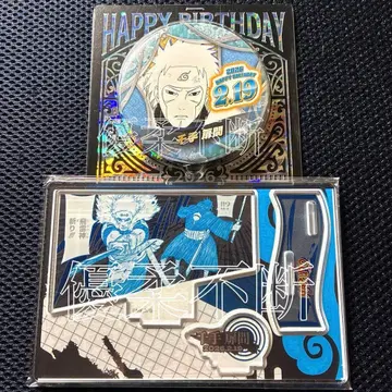NARUTO 센쥬 토비라마 생일 캔뱃지 벌스데이 디오라마 피규어