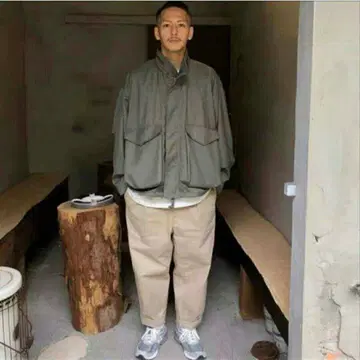 beams m65 와이드 숏 밀리터리 자켓