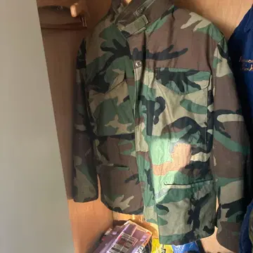 80s U.S.ARMY M65 필드 자켓 우드랜드 카모
