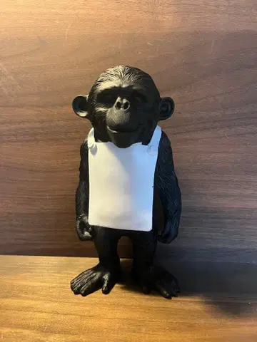 몽키 피규어 블랙 반시 원숭이 침팬지 유인원 입상 아트토이