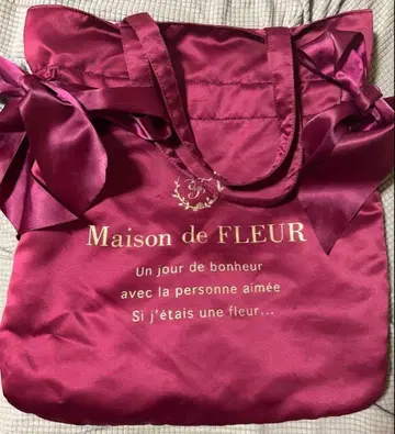 Maison de FLEUR 리본 토트백