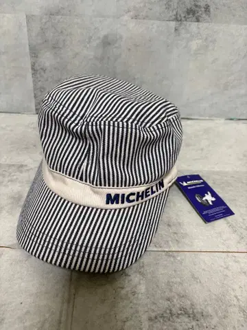 미쉐린 워크캡 히코리 스트라이프 자수 와펜 모자