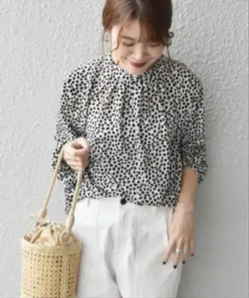 SHIPS 쉽스 레오파드 무늬 블라우스