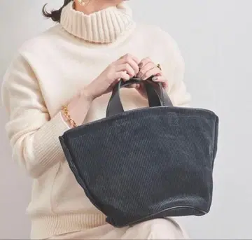 정가 44000엔 LUDLOW 라드로우 코듀로이 버킷 백