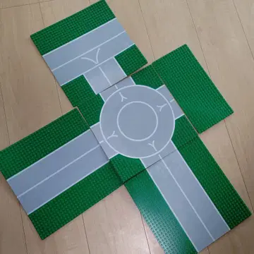 레고 그린 컬러 활주로 도로 플레이트