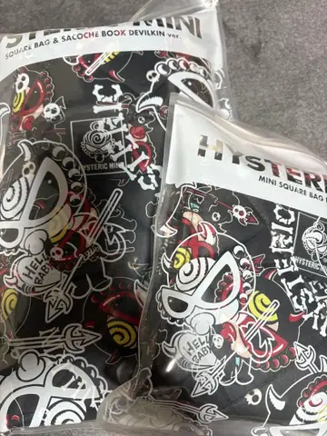 [ 새상품 ] 히스테릭 미니 HYSTERIC MINI 스퀘어 백 사코슈