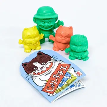 쟈링코 치에 지우개 4개 세트 + 미니북