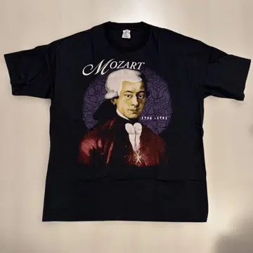 레어 90s 모차르트 싱글 스티치 T셔츠 XL