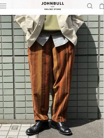 JOHNBULL 21433 패턴 이지 팬츠