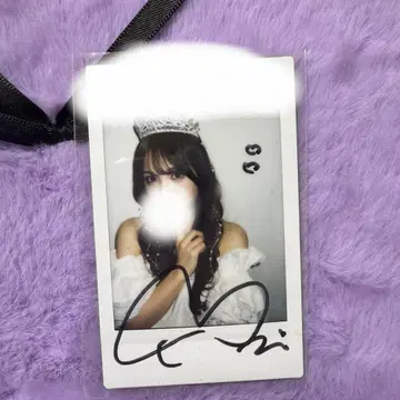 후루사와 리사 사인 폴라로이드 생일