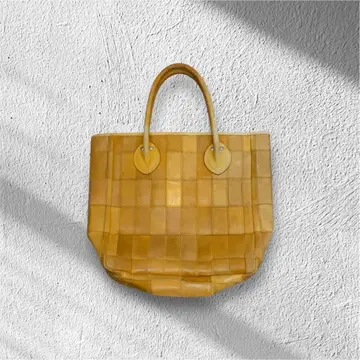 TRION 레더 토트백 야구 글러브 자투리로 만든 백