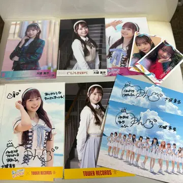 AKB48 오오모리 마호 친필 사인 엽서 브로마이드