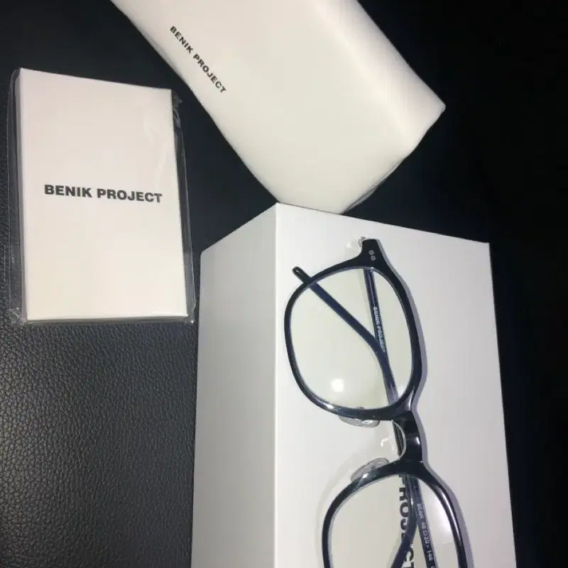 비니크프로젝트 bean c4 black benik project 안경