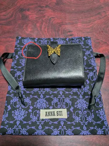 ANNA SUI 접이식 지갑 블랙
