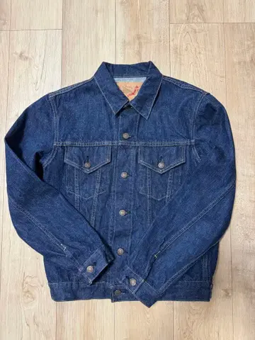새상품급 오어슬로우 데님 자켓 3rd 6005 인디고