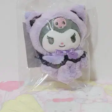 산리오 쿠로미 치유 냥코 봉제 인형 마스코트