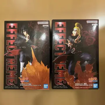 NARUTO EFFECTREME 우치하 이타치 데이다라 피규어 세트