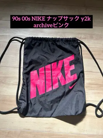 90s 00s NIKE 냅색 y2k archive 핑크