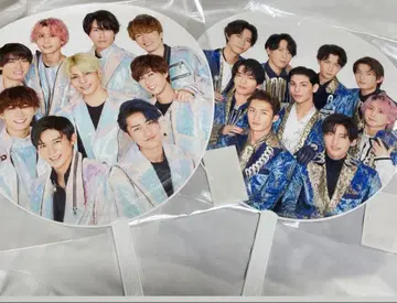 SnowMan 부채 2개 세트