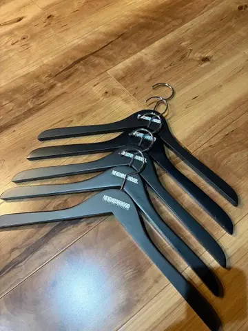 NEIGHBORHOOD 블랙 행거 5세트