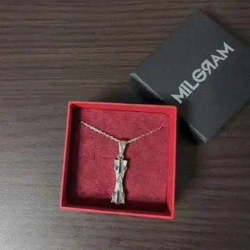 밀그램 실버 목걸이 하루카