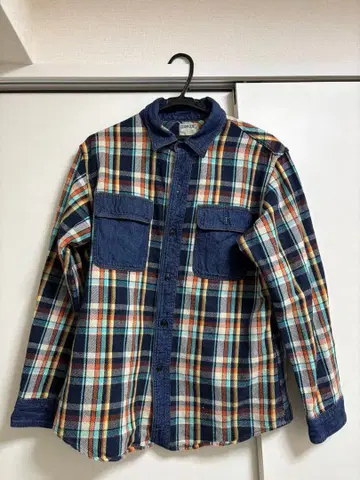 KOJIMA GENES 체크 무늬 플란넬 셔츠