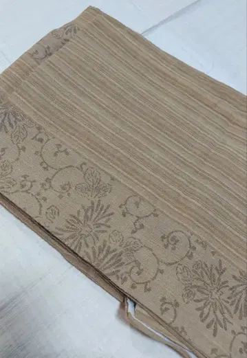 산비 여름 기모노 폴리 린넨 163cm 사라사 여름 오비 선물 포함