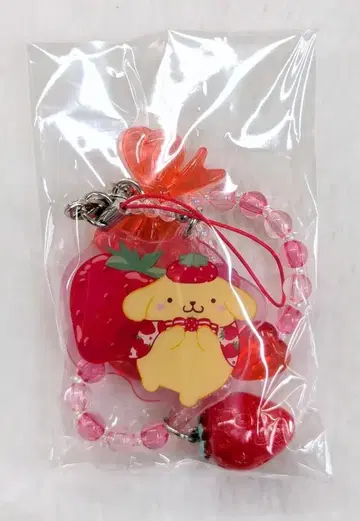 산리오 딸기신문 50주년 시리즈 시크릿 스트랩 폼폼푸딩 2025년