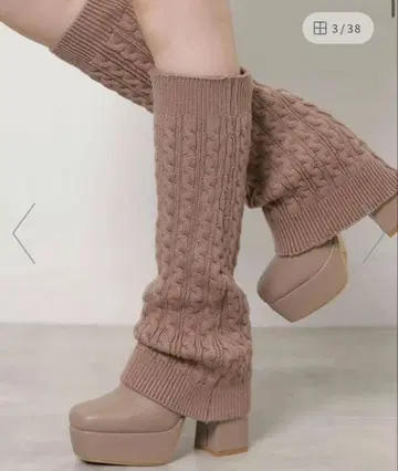 에스페란자 니트 커버 레이어 롱 부츠 롱 레그 슬림 레그 2WAY y2k