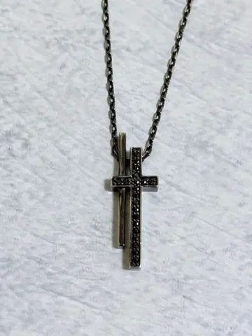 LIONHEART 라이온 하트 더블 크로스 실버 925 목걸이