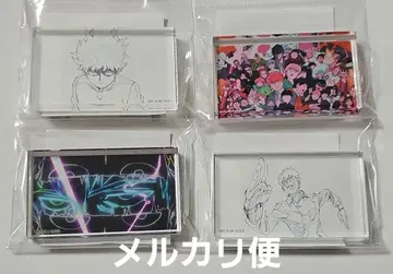 모브사이코100 아크릴 블록 4개 세트 집합 눈빛 모브 레이겐