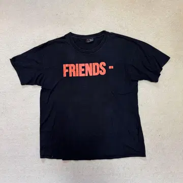 Vlone FRIENDS 코튼 블랙 티셔츠
