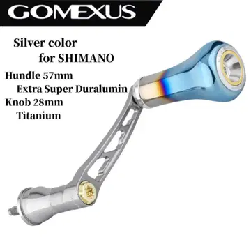 고메쿠사스 싱글 핸들 57mm 시마노용 실버 Surf Dream