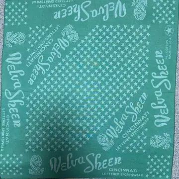 VELVA SHEEN 반다나 MEDA IN USA 코튼 100%