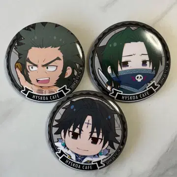 HUNTER x HUNTER 히소 카페 캔뱃지 3개 세트