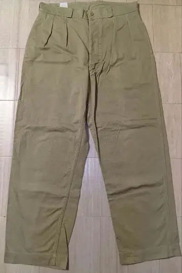 실물 프랑스군 M52 치노 팬츠 투 턱 35
