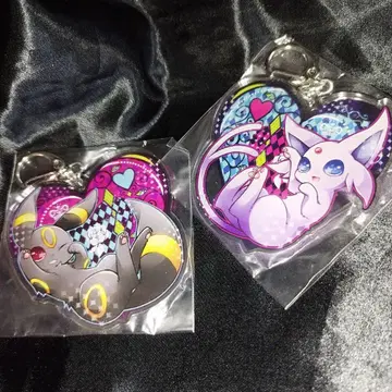 에브이 블래키 아크릴 키링 아크키 세트 포켓몬