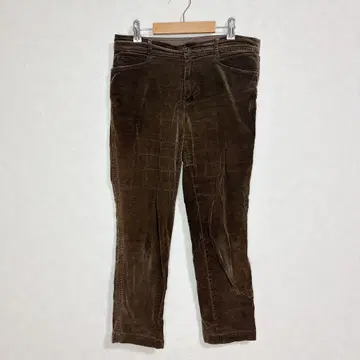 휴먼 우먼 스웨이드조 팬츠 브라운 계열 캐주얼 a2064