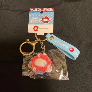 만박 산리오 미야쿠미야쿠 입체 마스코트 키링 플로키 시나몬