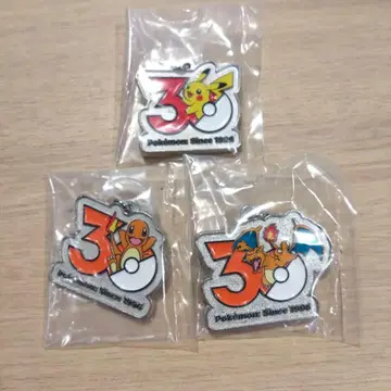 포켓몬 30주년 메탈 참 마스코트 피카츄 파이리 리자몽
