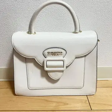 SAMANTHA VEGA 화이트 핸드백