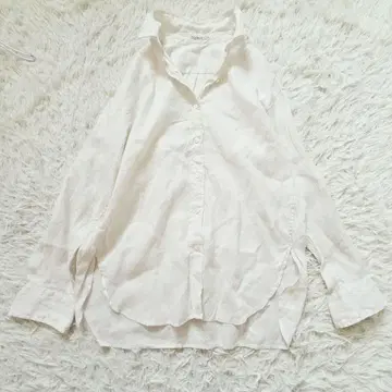 새상품급 프레임워크 린넨 셔츠 블라우스 오버 사이즈