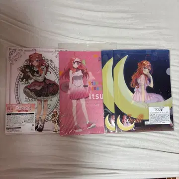 5등분의 신부 나카노 이츠키 클리어 파일 세트