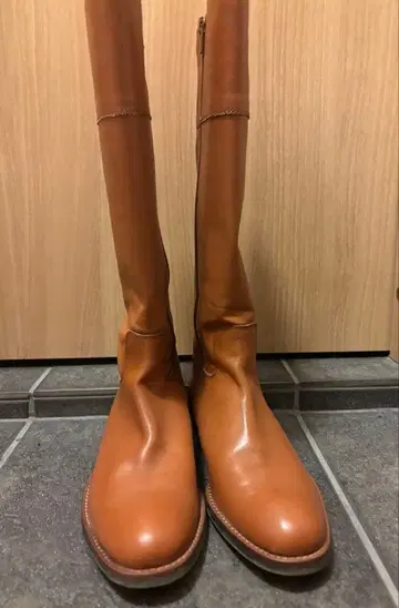 롱 부츠 브라운 브라운