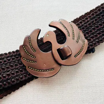 앤티크 벨트 새 모티브 프랑스 구제 의류 빈티지 벼룩시장